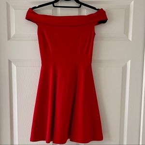 Lulus Strapless Red Dress w/Stayput Strip In Bust, Back Zip & Lining XS (Women)
